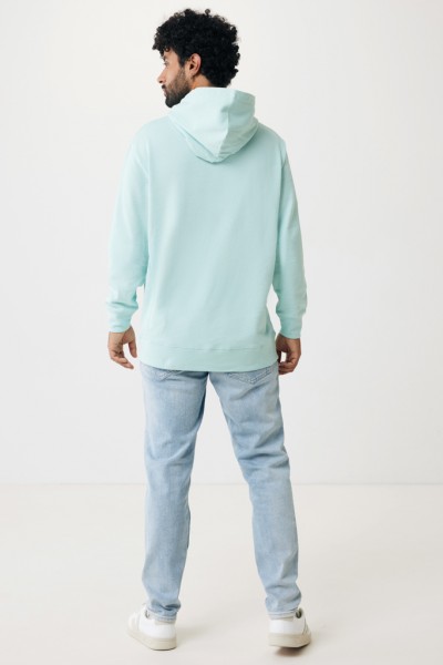 IQONIQ Yengo Hoodie mit Seitentaschen aus rec. Baumwolle, crushed mint L