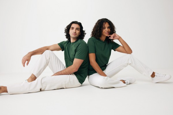 IQONIQ Sierra Lightweight T-Shirt aus recycelter Baumwolle, forest green XXS