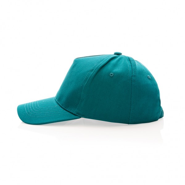 Impact 5 Panel Kappe aus 280gr rCotton mit AWARE™ Tracer, verdigris