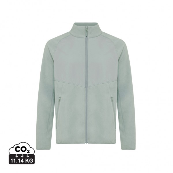 IQONIQ Talung Mikrofleece Jacke aus recyceltem Polyester, Iceberg green M