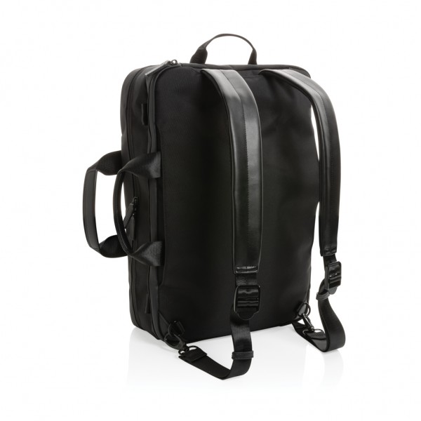 Swiss Peak AWARE™ Executive 2-in-1 Laptop-Rucksack, schwarz