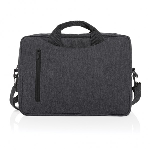 Laluka AWARE™ 15.4` Laptop-Tasche aus recycelter Baumwolle, anthrazit