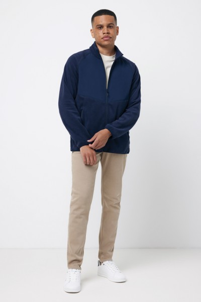 IQONIQ Talung Mikrofleece Jacke aus recyceltem Polyester, navy blau XS