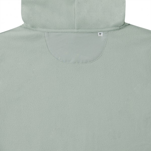 IQONIQ Trivor Mikrofleece-Kapuzen-Pulli aus recyc. Polyester, Iceberg green L
