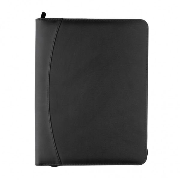 RCS rPU Deluxe Tech Portfolio mit Reißverschluss, schwarz