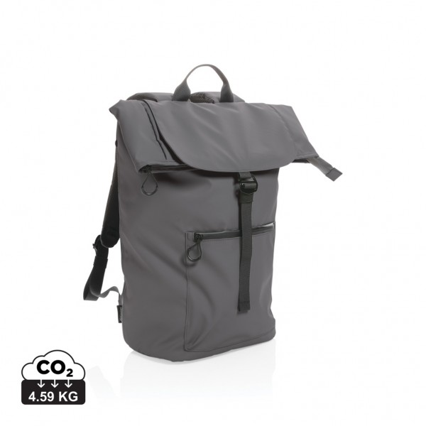 Impact AWARE™ RPET wasserabweisender 15.6` Laptop-Rucksack, anthrazit