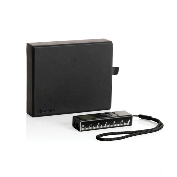 Gear X 30m Lasermessgerät aus RCS recyceltem Aluminum, schwarz