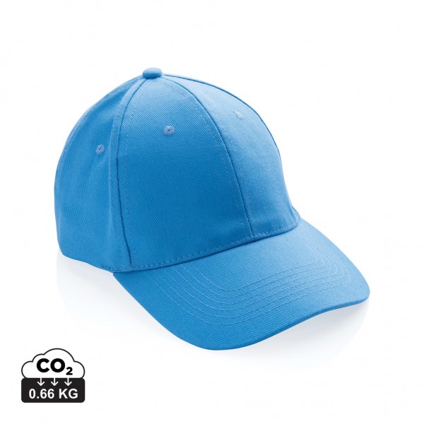 Impact 6 Panel Kappe aus 280gr rCotton mit AWARE™ Tracer, tranquil blue