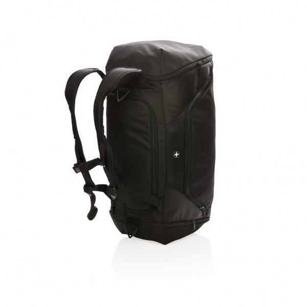 Swiss Peak RFID Wochenend- & Rucksacktasche, schwarz