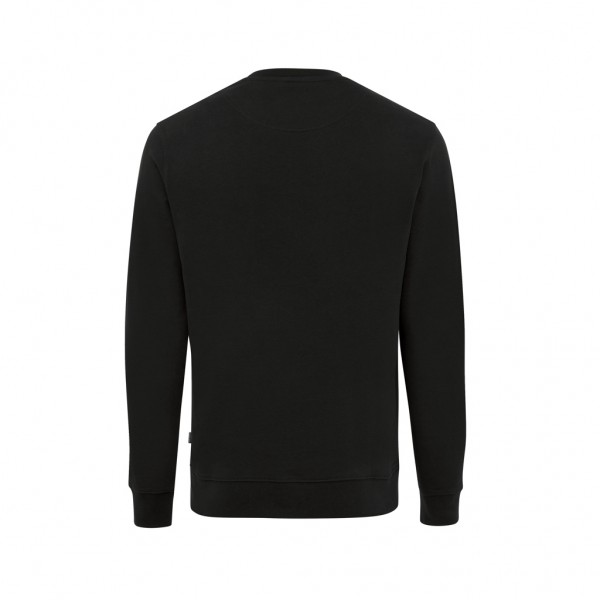 IQONIQ Zion Rundhals-Sweater aus recycelter Baumwolle, schwarz S
