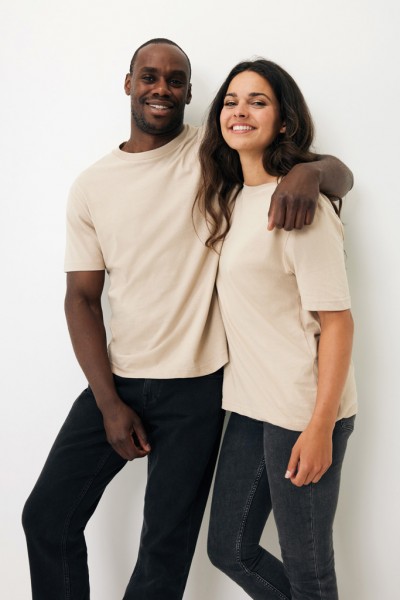 IQONIQ Teide T-Shirt aus recycelter Baumwolle, desert XL