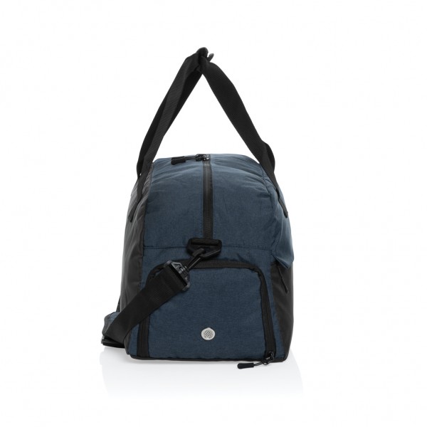 Kazu AWARE™ RPET Weekend-Duffel-Bag, blau