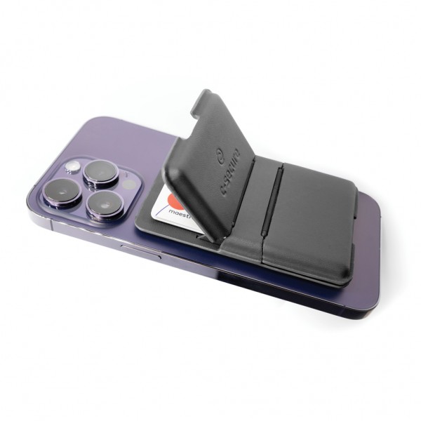 C-Secure MagSafe Phone-Wallet, schwarz