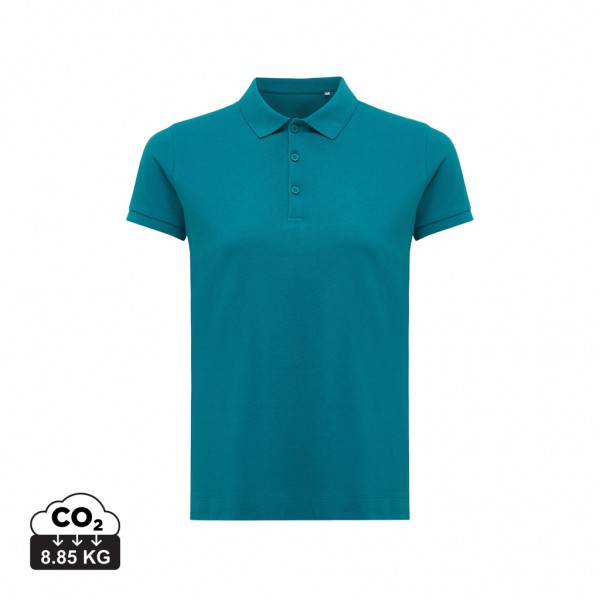 IQONIQ Yosemite Damen Piqué-Poloshirt aus rec. Baumwolle, verdigris XXS