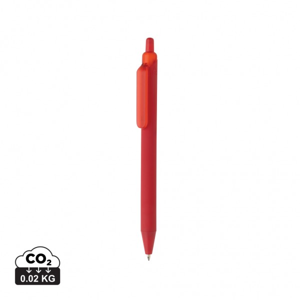 Tide Smooth Touch Stift aus GRS zertifiziert recyceltem ABS, rot