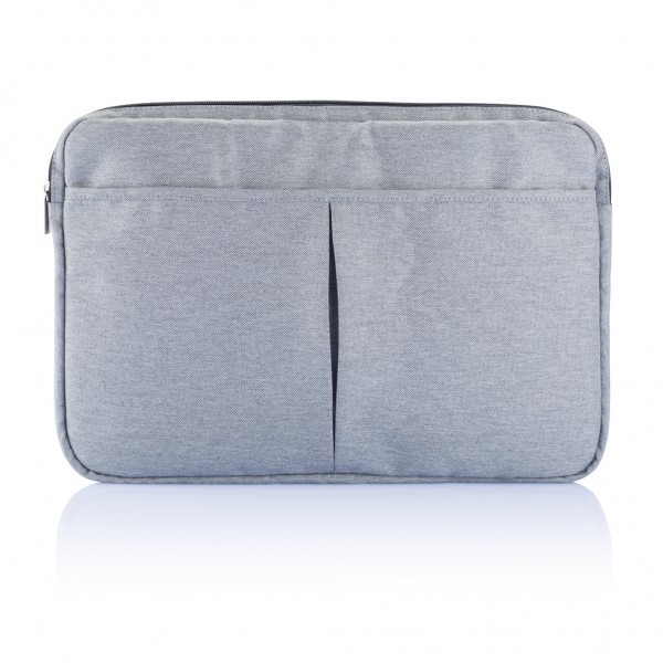 15” Laptophülle, PVC-frei, grau