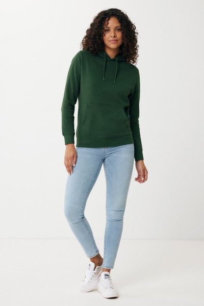 IQONIQ Rila Lightweight Hoodie aus recycelter Baumwolle, forest green XL