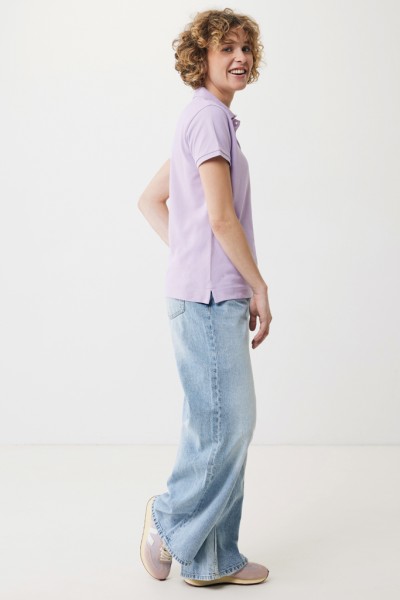 IQONIQ Yosemite Damen Piqué-Poloshirt aus rec. Baumwolle, lavender S