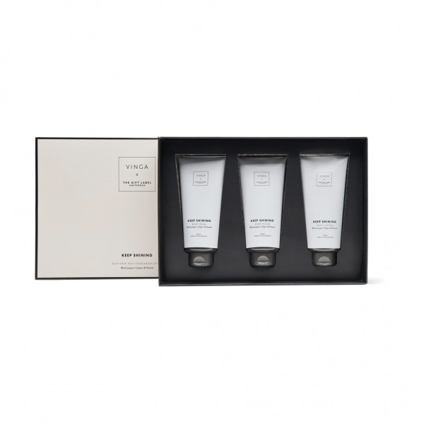 VINGA x TGL Körperpflege-Geschenkset, weiß