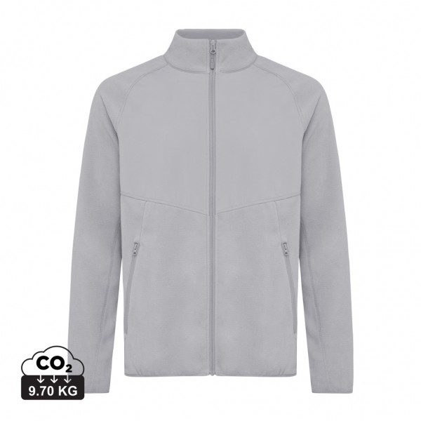 IQONIQ Talung Mikrofleece Jacke aus recyceltem Polyester, storm grey XXXL