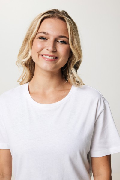 IQONIQ Yala Damen T-Shirt aus recycelter Baumwolle, recycled white S