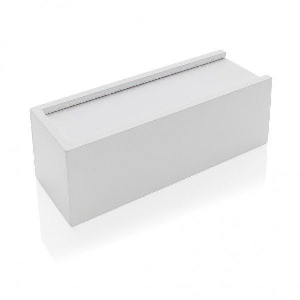 Deluxe Holz-Stapelturm aus Holz, weiß