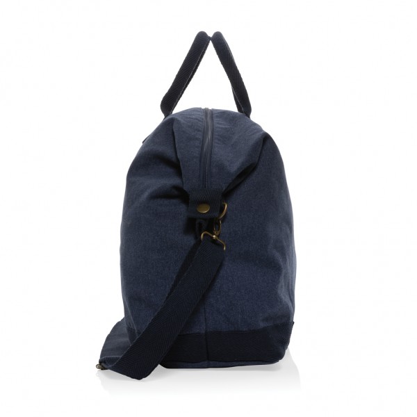 Kezar AWARE™ 500g/m² Wochenendtasche aus recyceltem Canvas, navy blau
