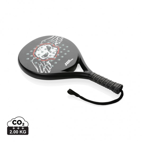 No Fear Fiberglas Padel-Racket, schwarz