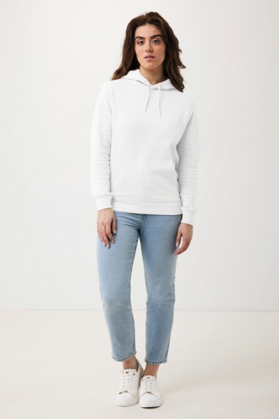 IQONIQ Rila Lightweight Hoodie aus recycelter Baumwolle, recycled white 4XL