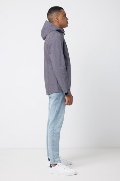 IQONIQ Makalu Herren Softshelljacke aus recyceltem Polyester, vulcano heather grey XL