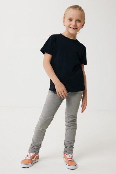 IQONIQ Koli Kids T-Shirt aus recycelter Baumwolle, schwarz 56