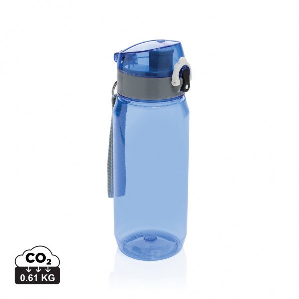 Yide RCS rPET verschließbare Wasserflasche 600ml, blau