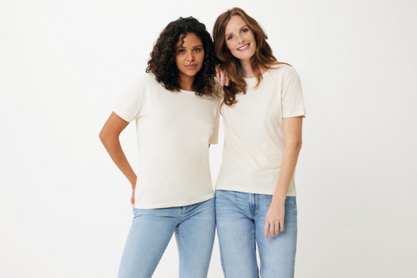 IQONIQ Yala Damen T-Shirt aus recycelter Baumwolle, natural raw XXL
