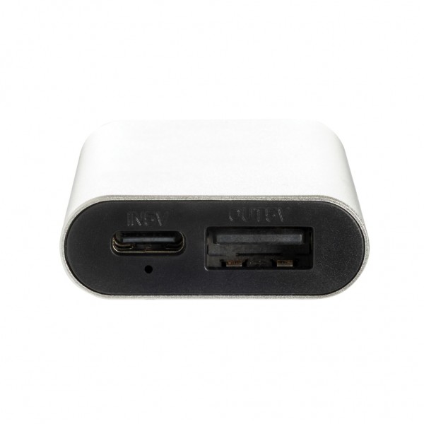 1.000 mAh Schlüsselanhänger Powerbank, silber