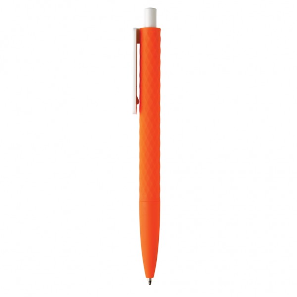 X3-Stift mit Smooth-Touch aus RCS recyceltem ABS, orange