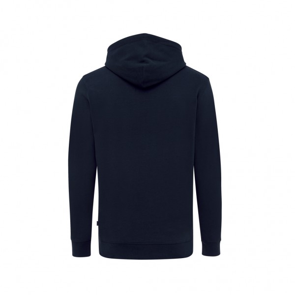 IQONIQ Jasper Hoodie aus recycelter Baumwolle, navy blau L