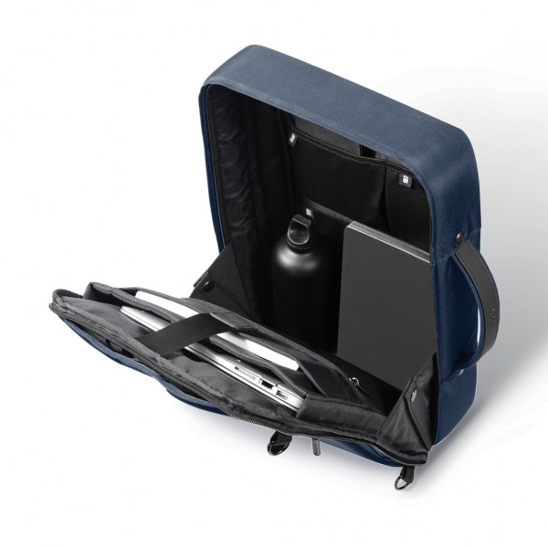 Bobby Bizz 2.0 Anti-Diebstahl Rucksack & Aktentasche, navy blau