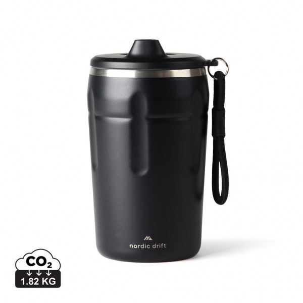 Nordic Drift Trail verschließbarer RCS Mug 350ml, schwarz