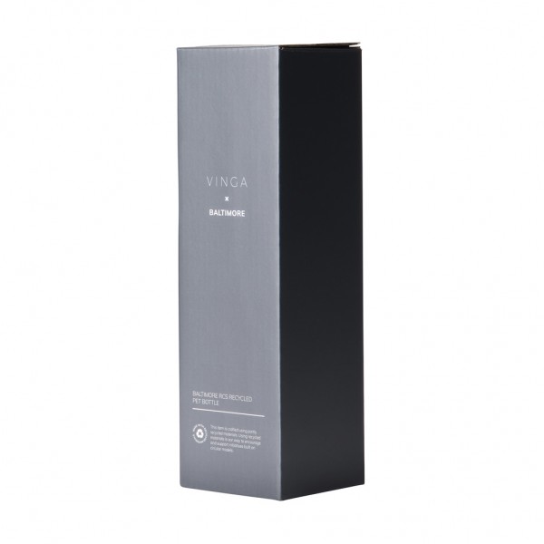 VINGA Baltimore RCS recyc. Edelstahlflasche 600ml, navy blau