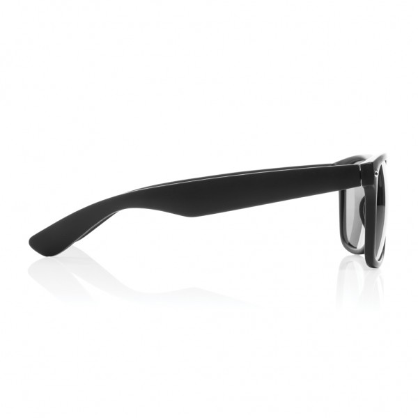 Sonnenbrille aus GRS recyceltem PC Kunststoff, schwarz