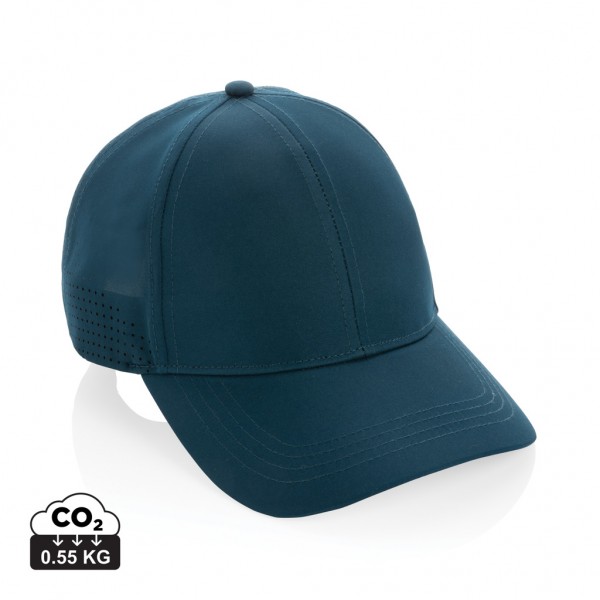 Impact AWARE™ rPET 6-Panel-Sportkappe, navy blau