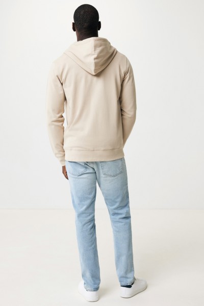 IQONIQ Abisko Zip-Kapuzenpullover aus recycelter Baumwolle, desert XXL