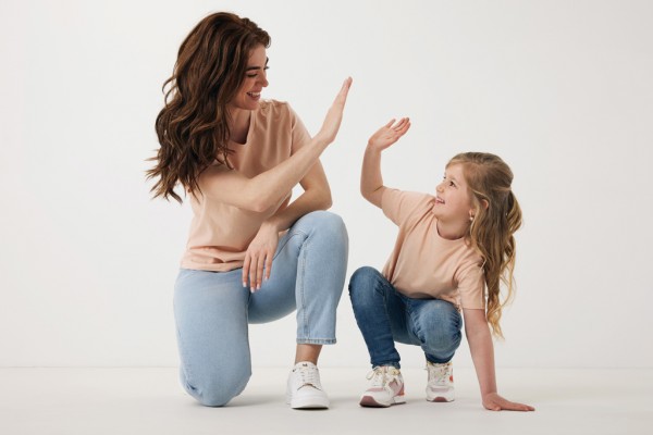 IQONIQ Yala Damen T-Shirt aus recycelter Baumwolle, peach nectar XXL