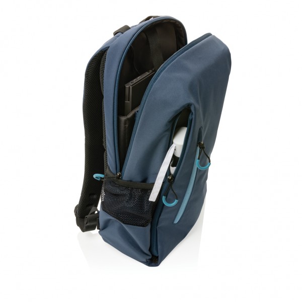 Impact AWARE™ Lima 15.6` RFID Laptop-Rucksack, navy blau