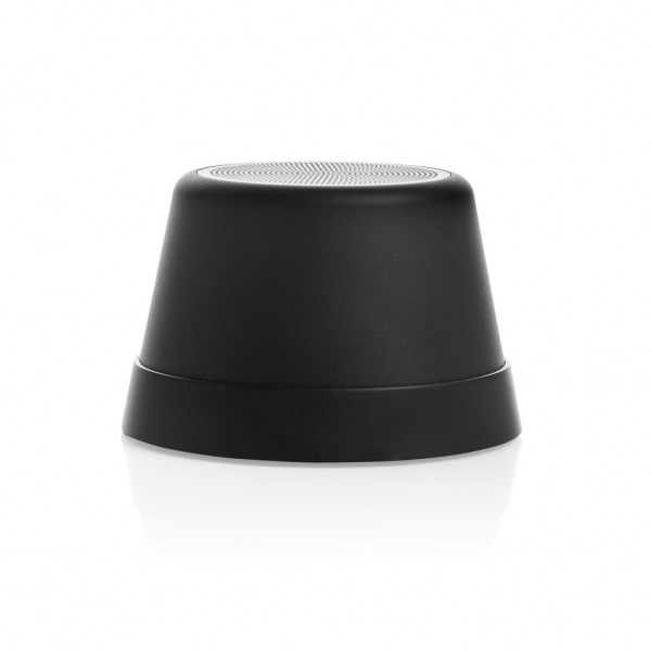 Nivio magnetischer 5W-Speaker aus RCS recyceltem Aluminium, schwarz
