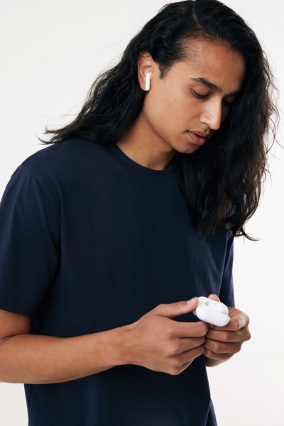 Tunevo kabellose Ohrhörer aus RCS recyceltem Kunststoff, weiß