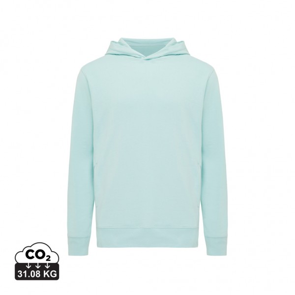 IQONIQ Yengo Hoodie mit Seitentaschen aus rec. Baumwolle, crushed mint S