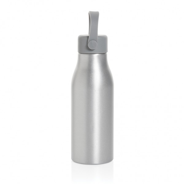 Pluto Flasche aus RCS-zertifiziert recyceltem Alu 680ml, silber