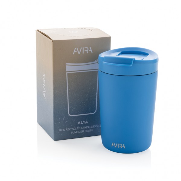 Avira Alya RCS recycelter Stainless-Steel Becher 300ml, blau
