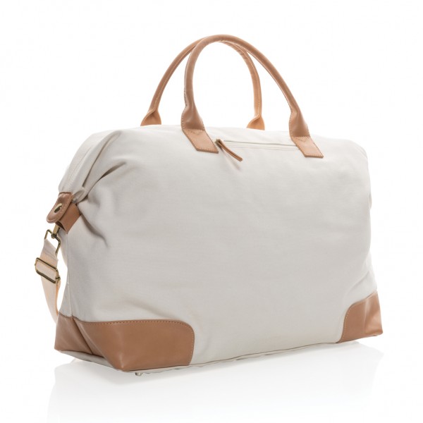 Impact AWARE™ 16 oz. rCanvas große Wochenendtasche, off white